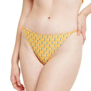 NWT Rhode x Target Women's Dainty Lotus Print Bikini Bottoms XS 0-2